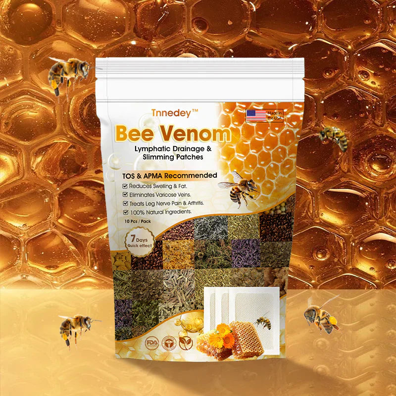 Bee Venom Lymphatic Drainage & Slimming Foot Patches(Pack of 10)