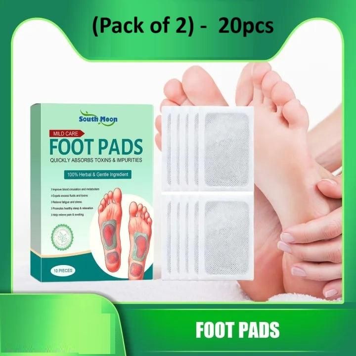 100% Herbal & Gentle Ingredient Detox Foot Pads (Pack of 2) 20 Patches