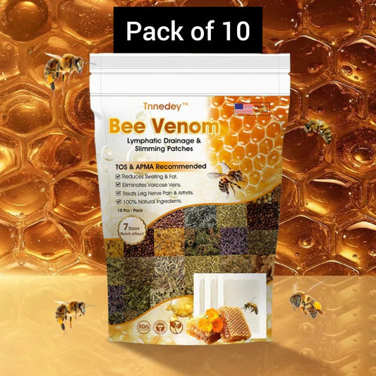 Bee Venom Lymphatic Drainage & Slimming Foot Patches(Pack of 10)
