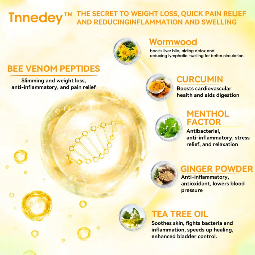 Bee Venom Lymphatic Drainage & Slimming Foot Patches(Pack of 10)