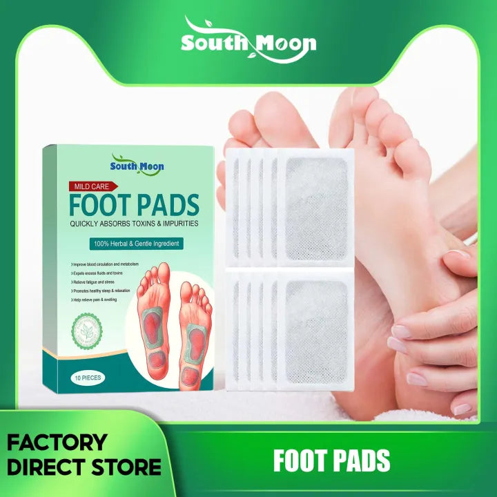 100% Herbal & Gentle Ingredient Detox Foot Pads (Pack of 2) 20 Patches